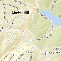 Linden Hill Delaware Street Map