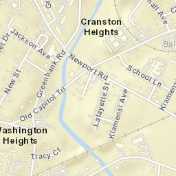 Washington Heights Delaware Street Map