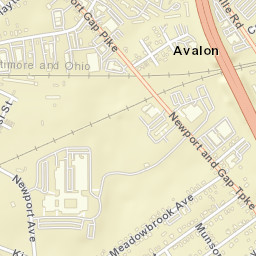 Landenberg Junction Delaware Street Map