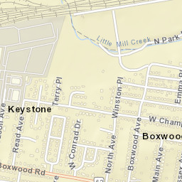 Keystone Delaware Street Map