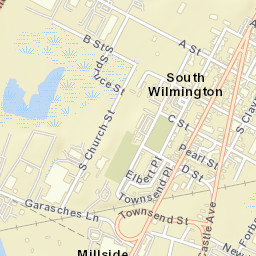 South Wilmington Delaware Street Map