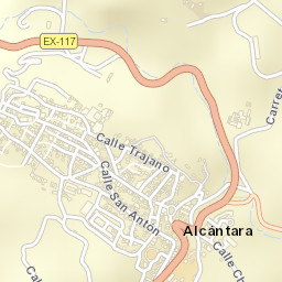 Alcántara Street Map