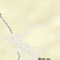 Mata de Alcántara Street Map