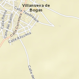Villanueva de Bogas Street Map