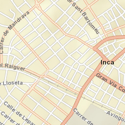 Inca Street Map