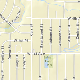 435 Carr Street, Lakewood, CO 80226 Street Map