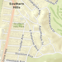 Southern Hills Ohio Street Map