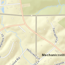 Mechanicsville Delaware Street Map
