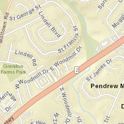 Pendrew Manor Delaware Street Map