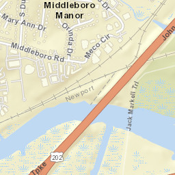 Middleboro Manor Delaware Street Map