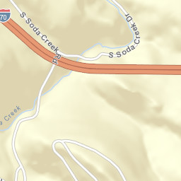 Interstate 70, Evergreen, CO 80439 Street Map
