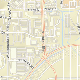 11900-12098 West Cedar Drive, Lakewood Street Map