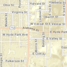 5832-5864 Pryor Avenue, St. Joseph, MO Street Map