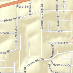1699-1999 Crescent Drive, Hannibal, MO Street Map