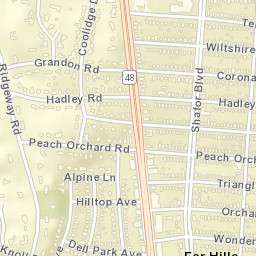 Far Hills Ohio Street Map