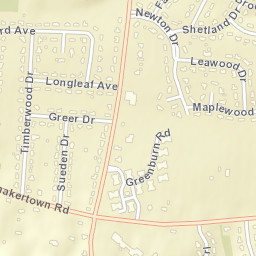 Beavercreek Ohio Street Map