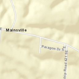 Mainsville Ohio Street Map