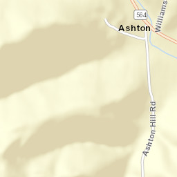 Ashton Ohio Street Map