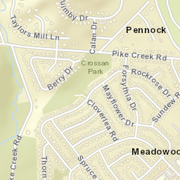 Pennock Delaware Street Map