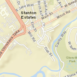Stanton Estates Delaware Street Map
