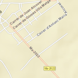 Alaró Street Map