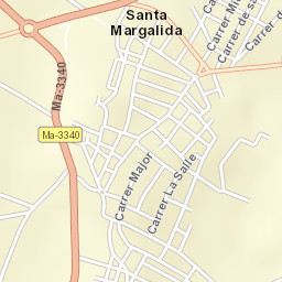 Santa Margalida Street Map