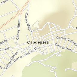Capdepera Street Map