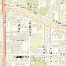 Glendale Street Map
