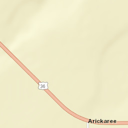 Arickaree Colorado Street Map