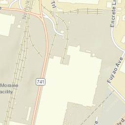 Moraine Ohio Street Map