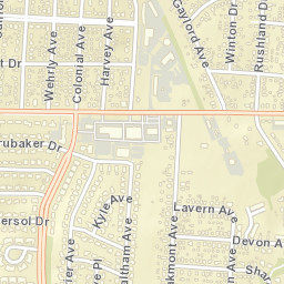 Pasadena Ohio Street Map