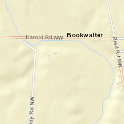 Bookwalter Ohio Street Map