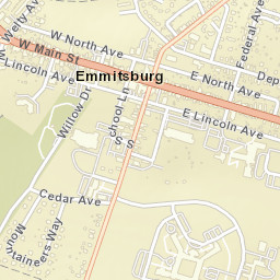 S Seton Ave, Emmitsburg, MD 21727 Street Map