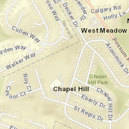 West Meadow Delaware Street Map
