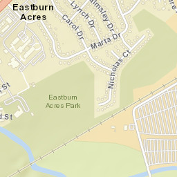 Eastburn Acres Delaware Street Map