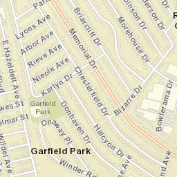 Rose Hill Gardens Delaware Street Map