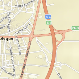 Tembleque Street Map