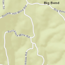 Big Bend California Street Map