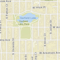 1061-1075 South Meade Street Denver Street Map