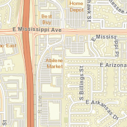 Sableridge Colorado Street Map