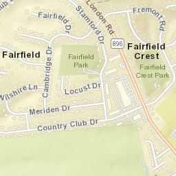 Fairfield Delaware Street Map