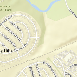 Harmony Hills Delaware Street Map