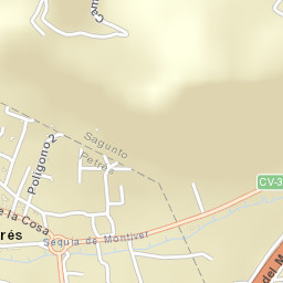 Petrés Street Map