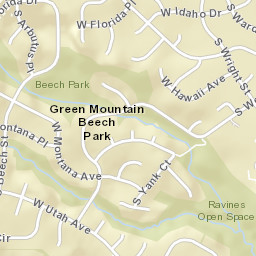 12463 West Florida Drive Lakewood CO Street Map