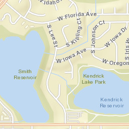 1800-1898 South Moore Court Lakewood Street Map