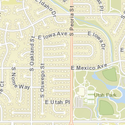 Village East Colorado Street Map