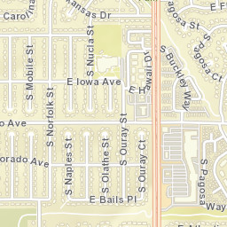 Stone Ridge Park Colorado Street Map