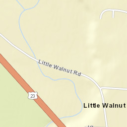 Little Walnut Ohio Street Map