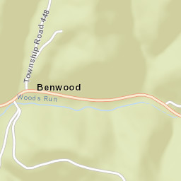 Benwood Ohio Street Map