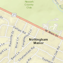 Nottingham Manor Delaware Street Map